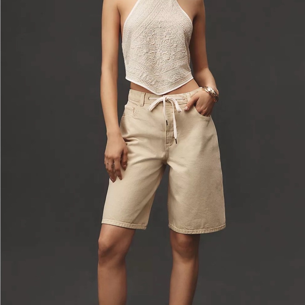 Pilcro Tan Women's Bermudas